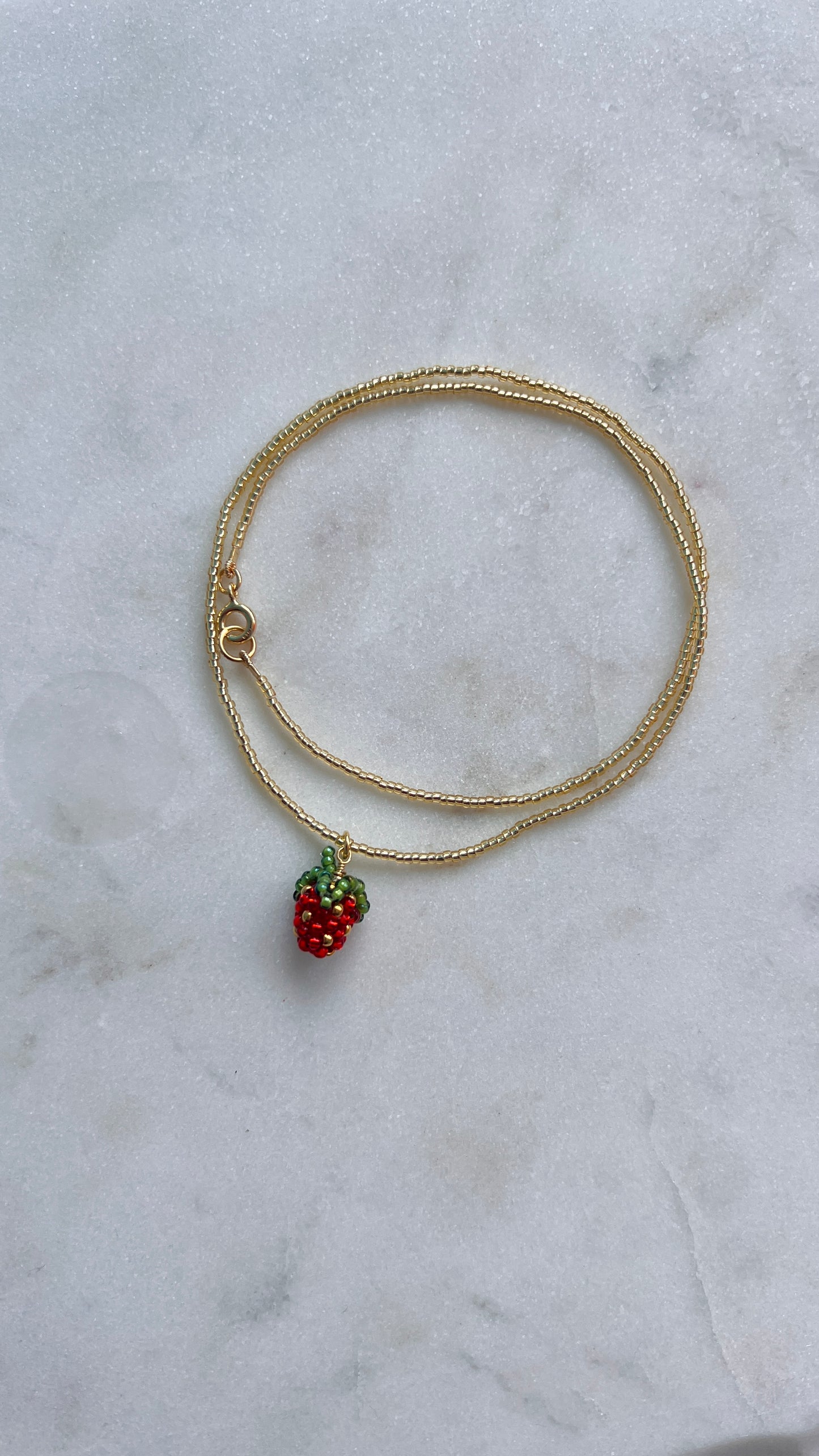 Naszyjnik - Tiny Strawberry.