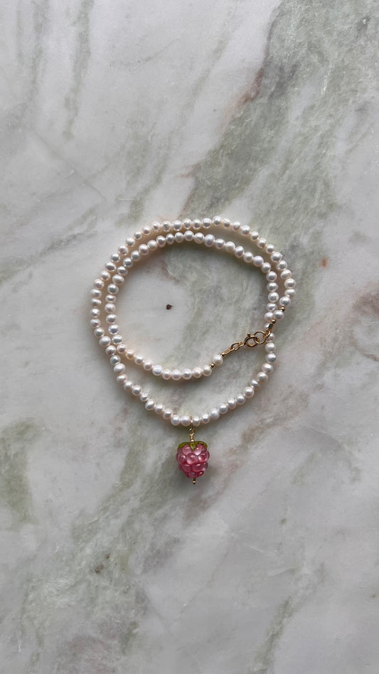 Malinowy pocałunek.