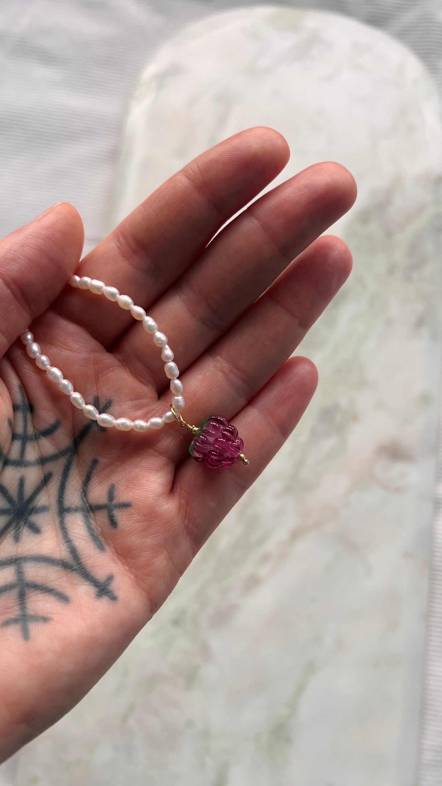 Perłowa malinka. Mini.