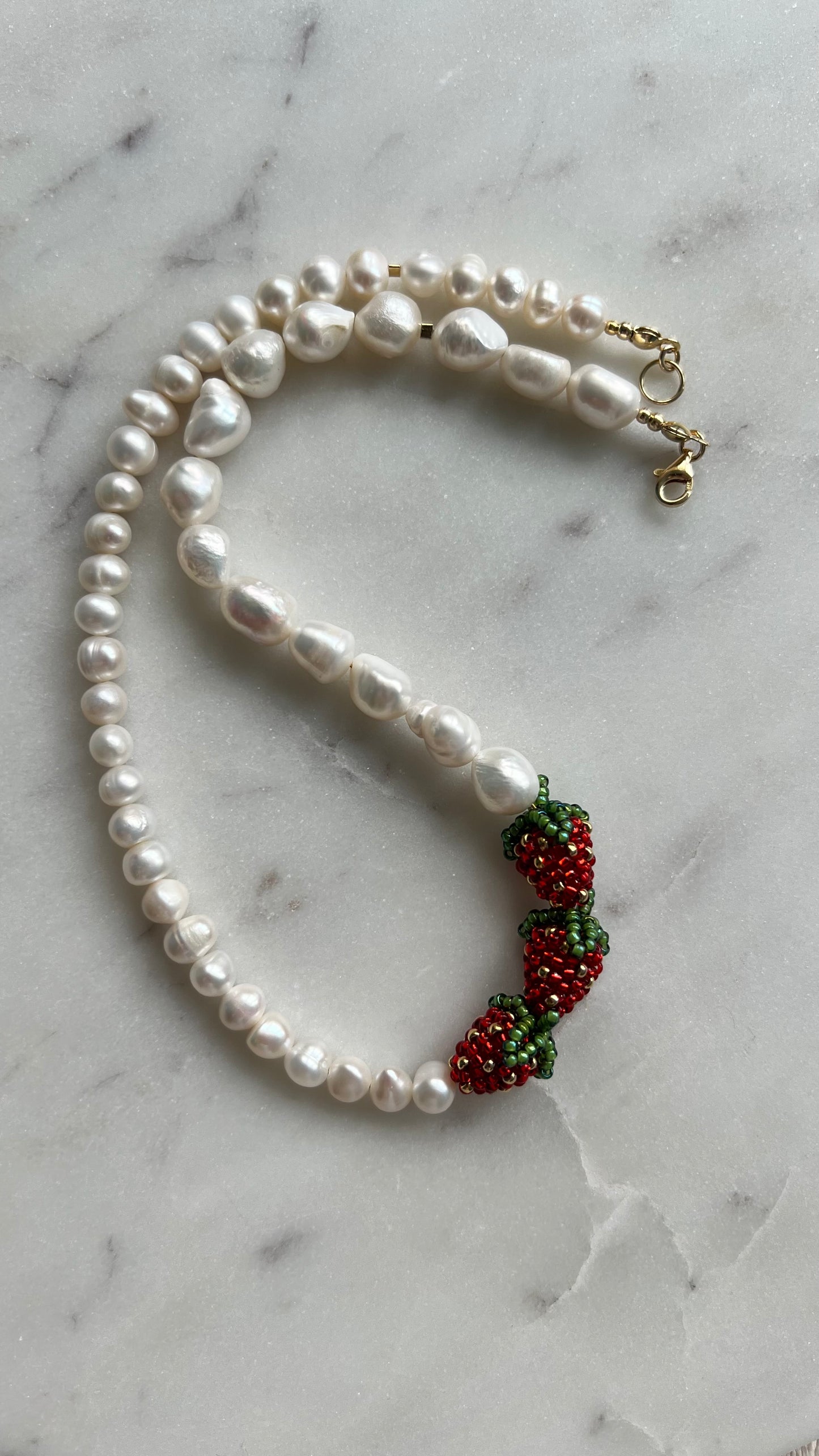 Truskawki w perłowej rosie