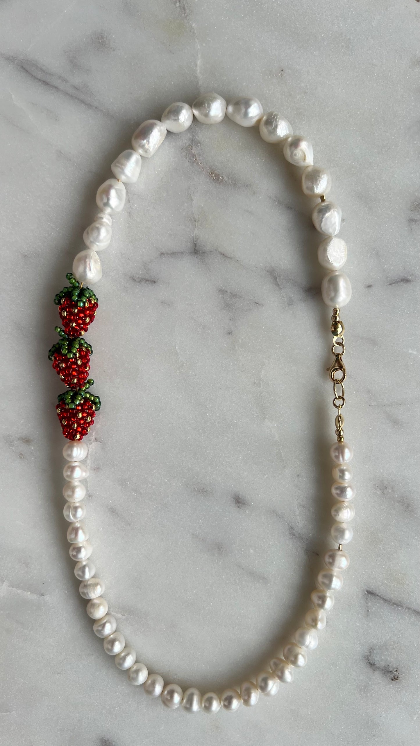 Truskawki w perłowej rosie