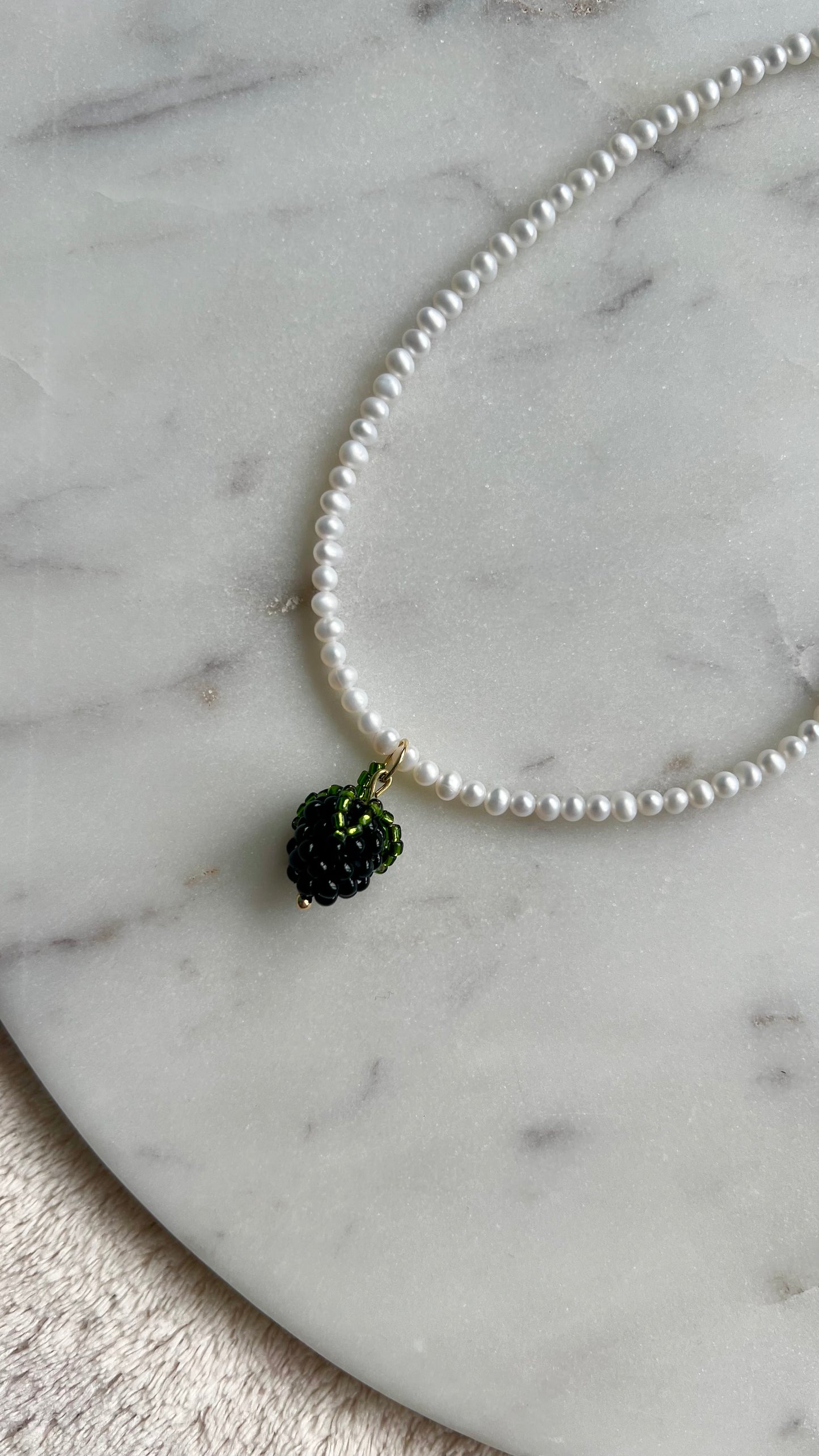 Jeżyna w perłowej rosie