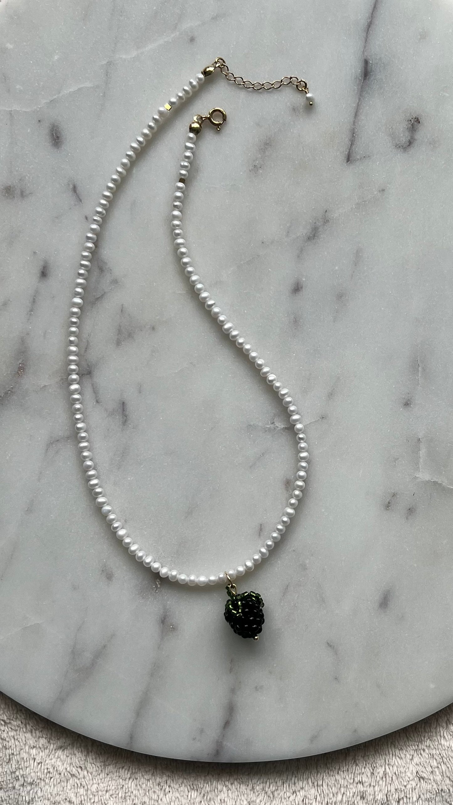 Jeżyna w perłowej rosie