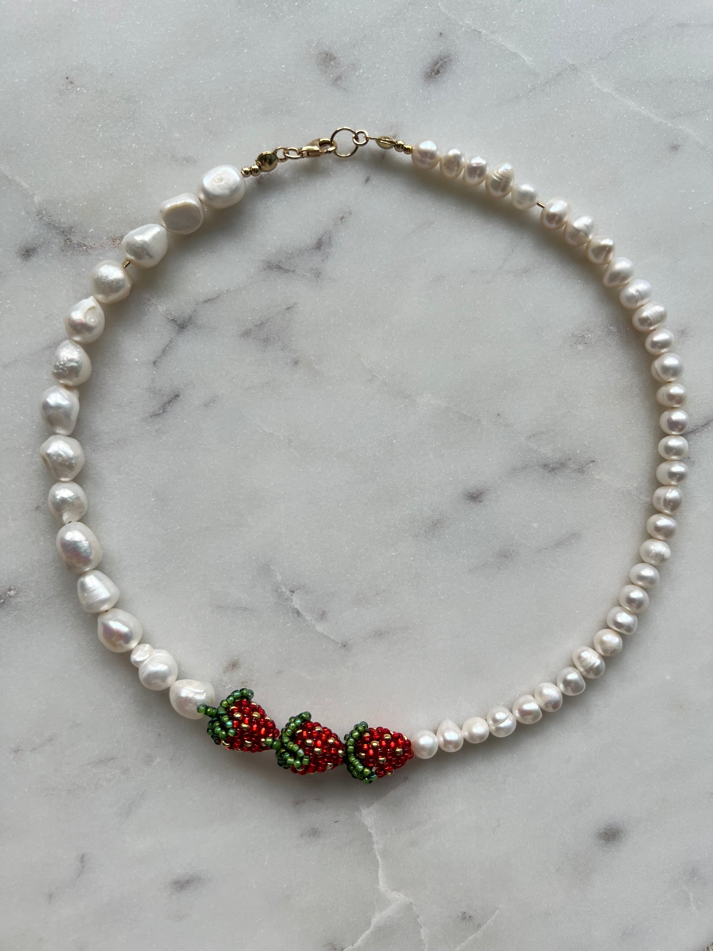 Truskawki w perłowej rosie